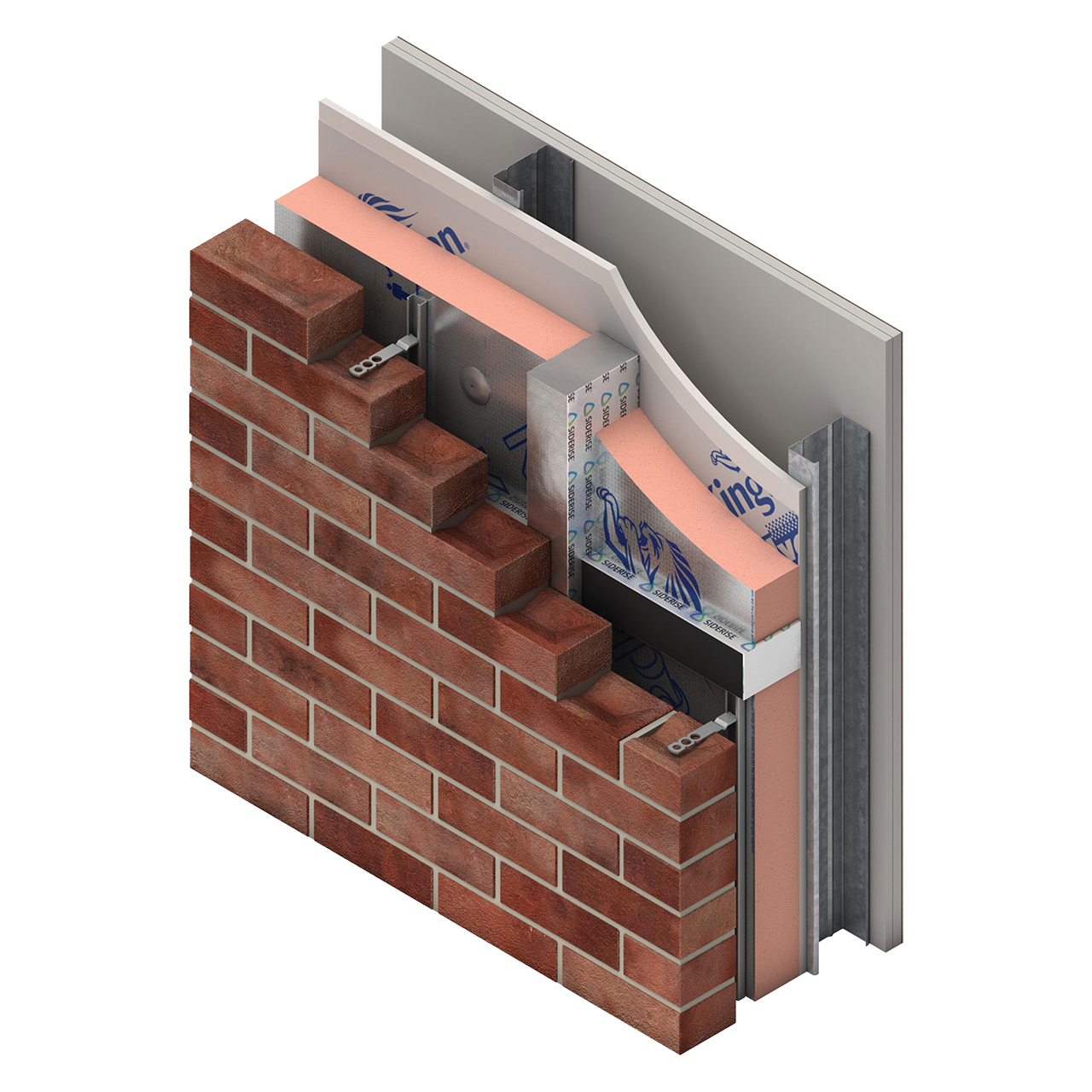 Kingspan Kooltherm K15 Rainscreen Board with bricks | Kingspan GB